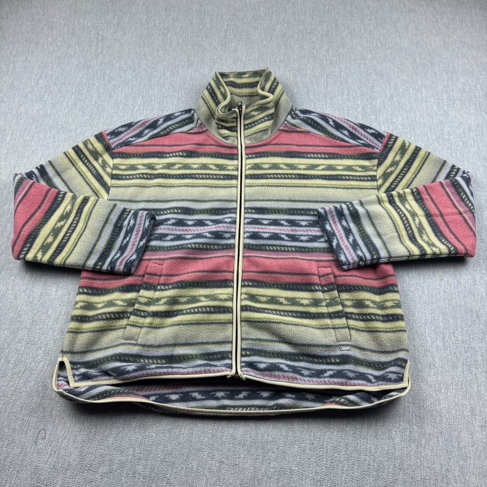 O'Neill Jacket Womens‎ Small Yellow Pink Anderson Supersherpa Fleece Full Zip